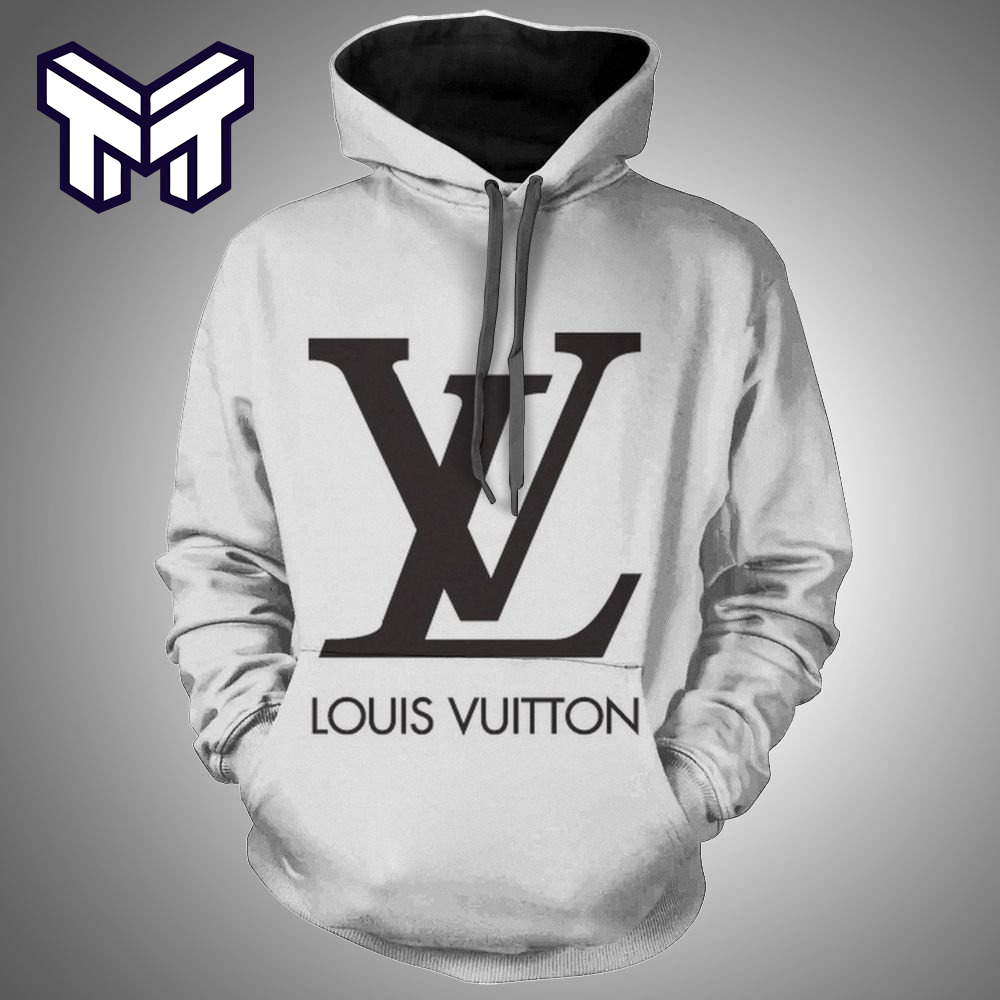 Louis Vuitton White Hoodie LV Luxury Clothing Clothes Outfit For Men