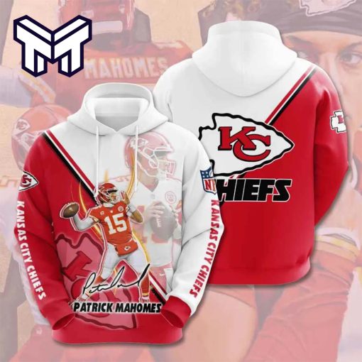 NFL Kansas City Chiefs Patrick Mahomes Sweatshirt 3D Hoodie All Over Printed Gift For Men Women