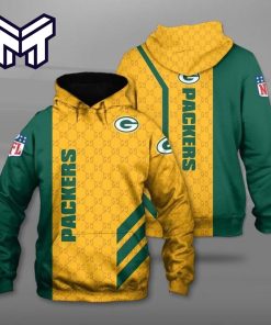 Nfl Green Bay Packers Gucci Pattern Men And Women 3D Full Printing Hoodie Best Gift For Man Woman