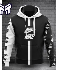 Nike Black And White Unisex Hoodie Luxury Brand Outfit Best Gift For Man Woman