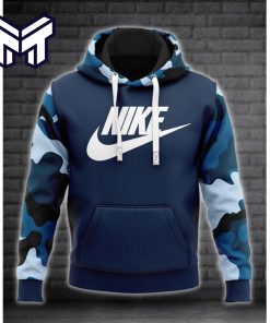 Nike Navy Camou Unisex Hoodie Luxury Brand Outfit Best Gift For Man Woman