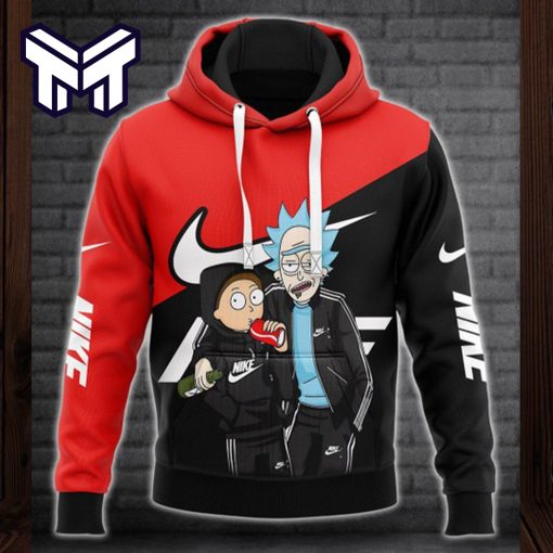 Nike Rick And Morty Unisex Hoodie Luxury Brand Outfit Best Gift For Man Woman