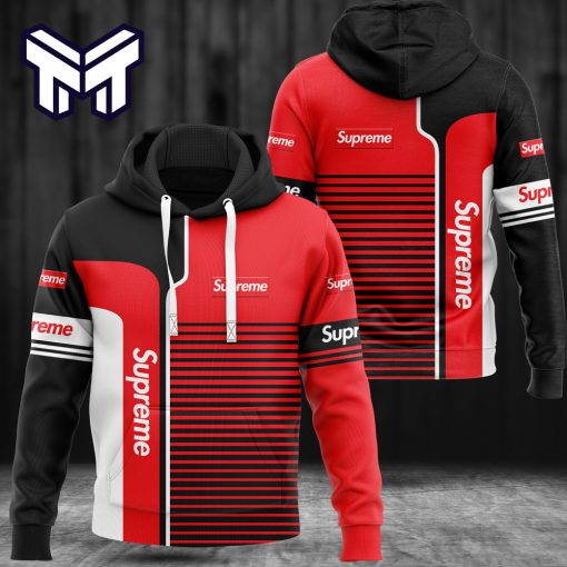 Supreme Black Red Luxury Brand Premium Hoodie Best Gift For Man Woman