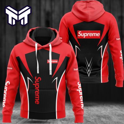 Supreme Red Black Luxury Brand Hoodie Best Gift For Man Woman