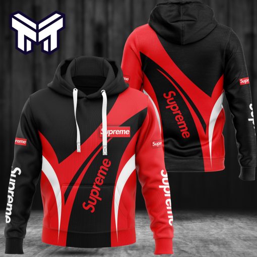 Supreme Red Black Luxury Brand Premium Hoodie Best Gift For Man Woman