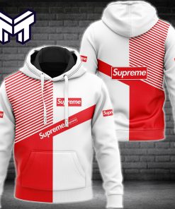 Supreme White Red Luxury Brand Hoodie Best Gift For Man Woman