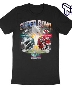 2023 Super Bowl LVII 57 Shirt Philadelphia Eagles VS Kansas City Chiefs T-Shirt