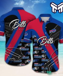 Buffalo Bills Hawaiian NFL Symbol Pattern Short Sleeve Hawaiian Shirt