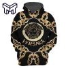 Gianni Versace Black Gold 3D Hoodie For Men Women Luxury Brand Gianni Versace Black Zip Hoodie Gianni Versace Black Hoodie