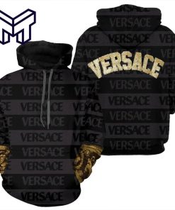 Gianni Versace Gold Hot Trend Unisex Hoodie Luxury Brand Gianni Versace Gold 3D Hoodie Clothing Clothes Outfit For Men Women