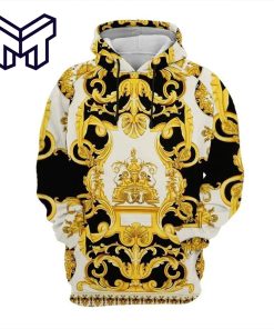 Gianni Versace Gold Unisex Hoodie Luxury Brand Gianni Versace Gold 3D Hoodie Clothing Clothes Outfit