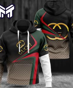 Gucci Black 3D Hoodie Luxury Brand Gucci Black 3D Zip Hoodie Clothing Clothes Outfit For Men Women