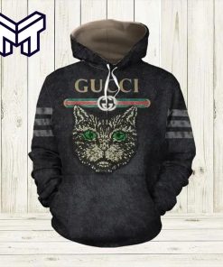 Gucci Cat 3D Hoodie Gucci Logo Hoodie Gucci Cat Zip Hoodie For Men Women