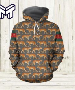Gucci Leopard 3D Hoodie Luxury Brand Gucci Leopard Clothing Clothes Outfit For Men Women