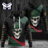 Gucci Skull 3D Hoodie Luxury Brand Gucci Skull Zip Hoodie Clothing Clothes For Men Women