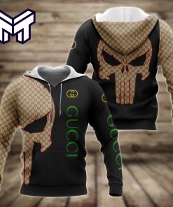 Gucci Skull 3D Hoodie Luxury Brand Gucci Skull Zip Hoodie Clothing Clothes Outfit For Men Women