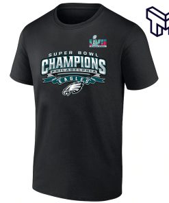 HOT Philadelphia Eagles Super Bowl LVII 2023 Champions T-Shirt Men's Size S-5XL