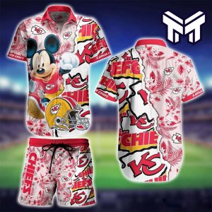 Kansas City Chiefs Hawaiian Shirt NFL Mickey Hawaiian Shirt And Short