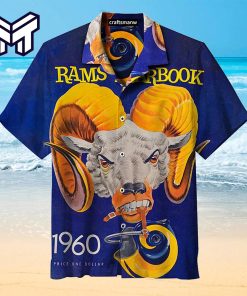 Los Angeles Rams Hawaiian Los Angeles Rams Classic Print Hawaiian Shirt