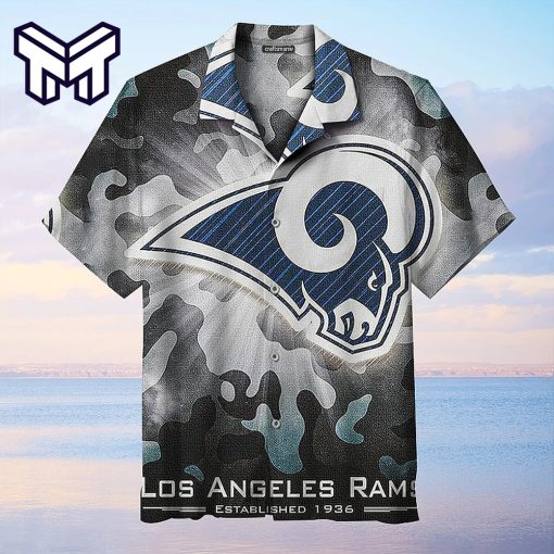 Los Angeles Rams Hawaiian NFL 1936 Los Angeles Rams Unisex Hawaiian Shirt