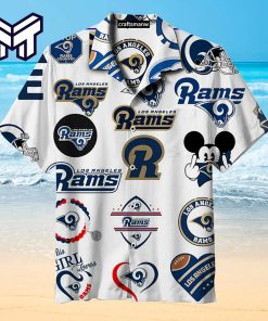 Los Angeles Rams Hawaiian NFL Los Angeles Rams Country Print Unisex Hawaiian Shirt