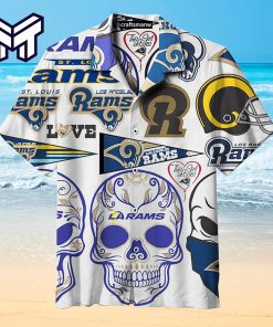 Los Angeles Rams Hawaiian NFL Los Angeles Rams Fashion Print Unisex Hawaiian Shirt
