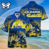 Los Angeles Rams Hawaiian NFL Los Angeles Rams Palm Hawaiian Shirt