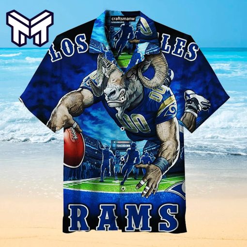 Los Angeles Rams Hawaiian NFL Los Angeles Rams Print Hawaiian Shirt