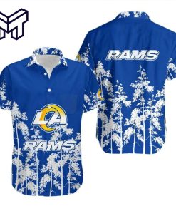 Los Angeles Rams Hawaiian NFL Los Angeles Rams Secret Forest Hawaiian Shirt