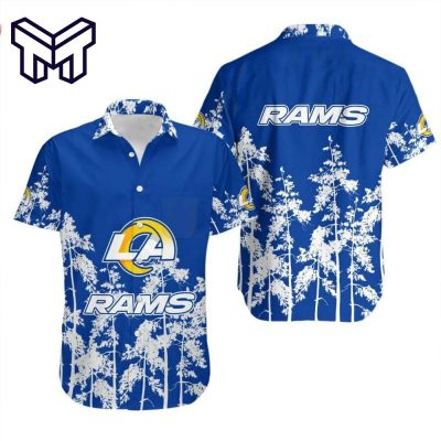 Los Angeles Rams Hawaiian NFL Los Angeles Rams Secret Forest Hawaiian Shirt