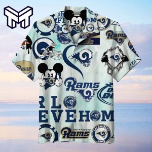 Los Angeles Rams Mickey Mouse Hawaiian Shirt,Short