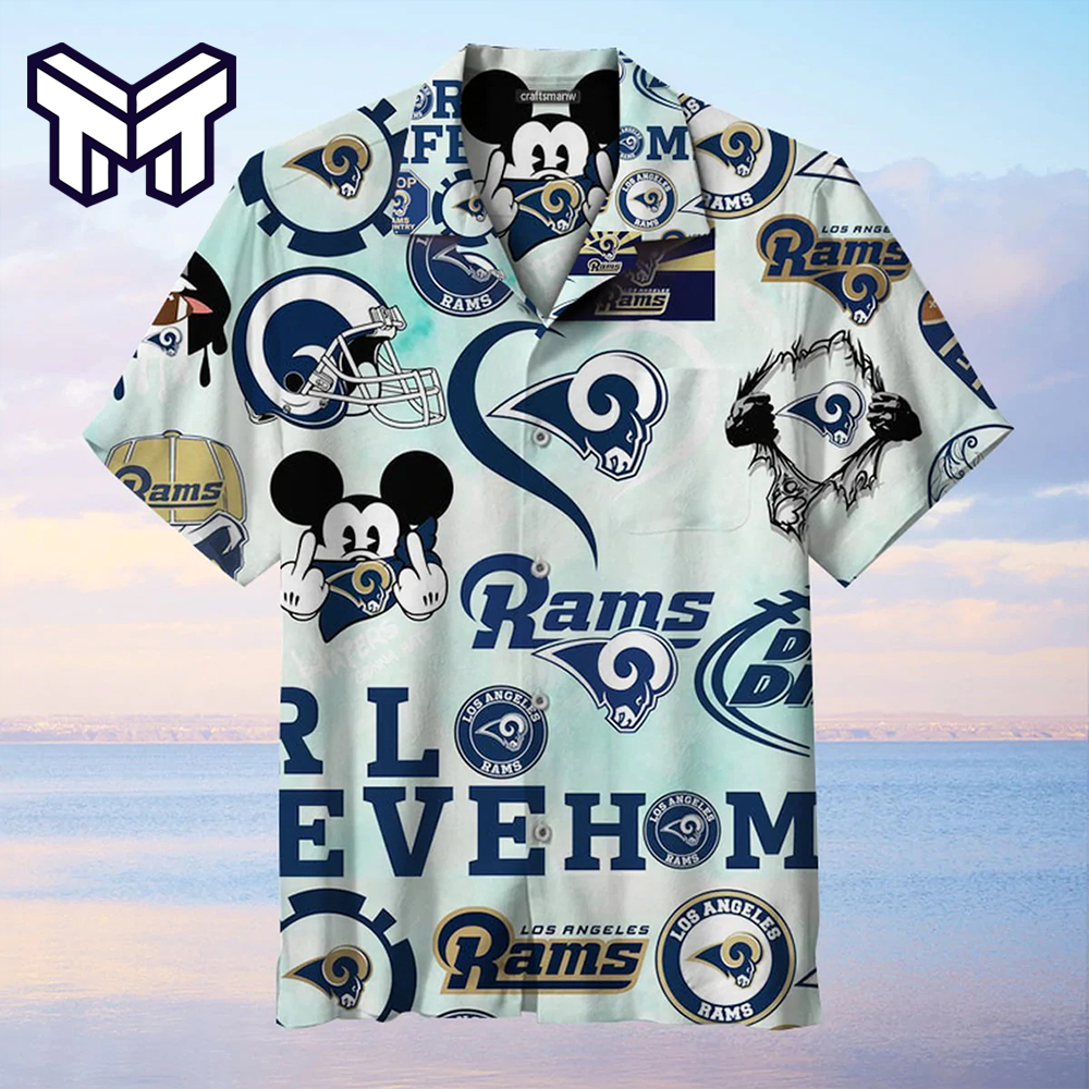 Los Angeles Rams NFL Hawaiian Shirt Mosquito Bitestime Aloha Shirt