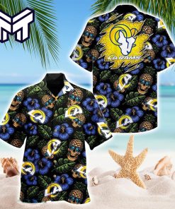 Los Angeles Rams Hawaiian Shirt NFL Pineapple Hawaiian Shirt