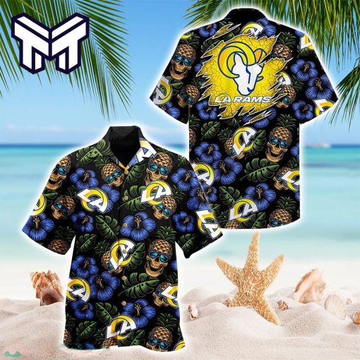 Los Angeles Rams Hawaiian Shirt NFL Pineapple Hawaiian Shirt