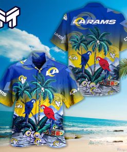 Los Angeles Rams Hawaiian Super Bowl Champions La Rams Parrots Hawaiian Shirt For Fans