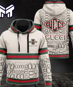 Luxury Brand Gucci Bee 3D Hoodie For Men And Women Clothing Outfit