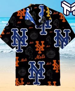 MLB New York Mets Hawaiian MLB Hawaiian Shirt Graphic Print Short Sleeve Hawaiian Shirt