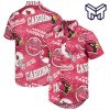 NFL Arizona Cardinals Hawaiian Cardinal Hawaiian Shirt And Short