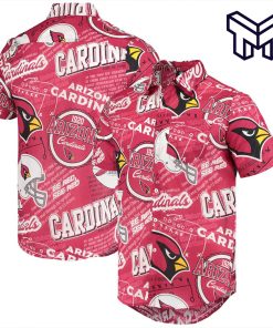 NFL Arizona Cardinals Hawaiian Cardinal Hawaiian Shirt And Short