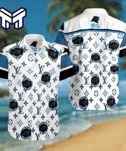 NFL Carolina Panthers Hawaiian Symbol Louis Vuitton Hawaiian Shirt And Short