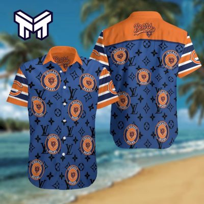 NFL Chicago Bears Hawaiian Symbol Louis Vuitton Hawaiian Shirt And Short