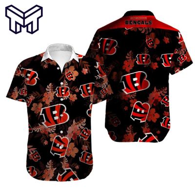 20% OFF Cincinnati Bengals Hawaiian Shirt Tropical Flower Short Sleeve – 4  Fan Shop