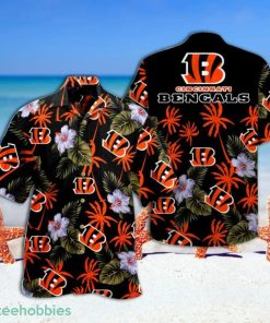 NFL Cincinnati Bengals Hawaiian Cincinnati Bengals Summer Tropical Combo Hawaiian Shirt And Short