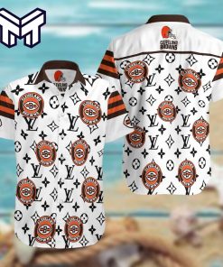 NFL Cleveland Browns Hawaiian Symbol Louis Vuitton Hawaiian Shirt And Short