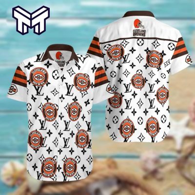 NFL Cleveland Browns Hawaiian Symbol Louis Vuitton Hawaiian Shirt And Short