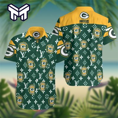 NFL Green Bay Packers Hawaiian Symbol Louis Vuitton Hawaiian Shirt And Short