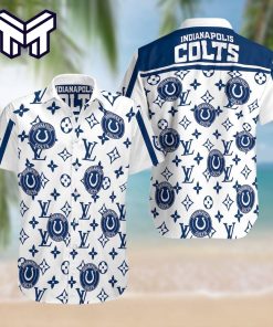 NFL Indianapolis Colts Hawaiian Symbol Louis Vuitton Hawaiian Shirt And Short