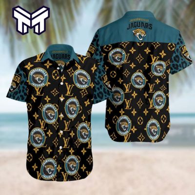 NFL Jacksonville Jaguars Hawaiian Symbol Louis Vuitton Hawaiian Shirt And Short