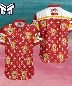 NFL Kansas City Chiefs Hawaiian Symbol Louis Vuitton Hawaiian Shirt And Short