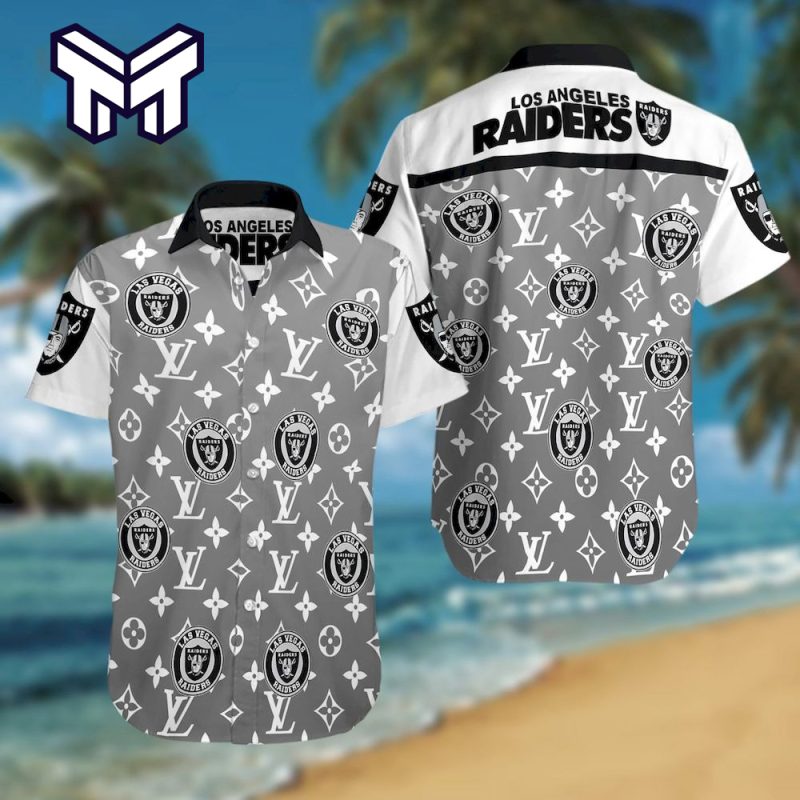 NFL Las Vegas Raiders Hawaiian Symbol Louis Vuitton Hawaiian Shirt And Short